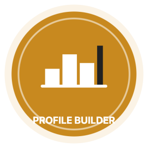 0.1 Welcome Profile Builder badge